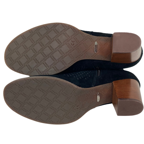 Vionic Chryssa Black Open Toed Ankle Booties Peep Toe Boots Shoes Heels - Picture 7 of 7